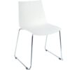 Nobis Furniture - Carve Skid Frame Side Chair - Choose Your Colour
