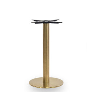 Nobis Furniture - NEXT DAY Champagne Small Round Cast Iron Table Base