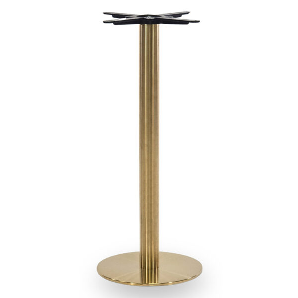 Nobis Furniture - NEXT DAY Champagne Small Round Cast Iron Table Base
