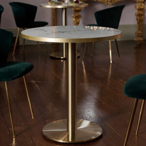 Nobis Furniture - NEXT DAY Champagne Medium Round Cast Iron Table Base