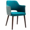 Nobis Furniture - NOAH FULLY UPHOLSTERED CUT OUT CURVED BACK ARM CHAIR - MADE TO ORDER