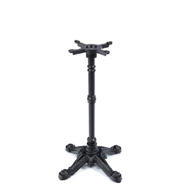 Nobis Furniture - Classic Small 4 Leg Cast Iron Table Base - Dining Height