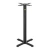 Nobis Furniture - Detroit Small Cast Iron Self Levelling Cruciform Table Base - Poseur Height
