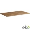 Nobis Furniture - EKO 100% Recycled Outdoor Slatted Likewood Aged Golden Table Top - Rectangular
