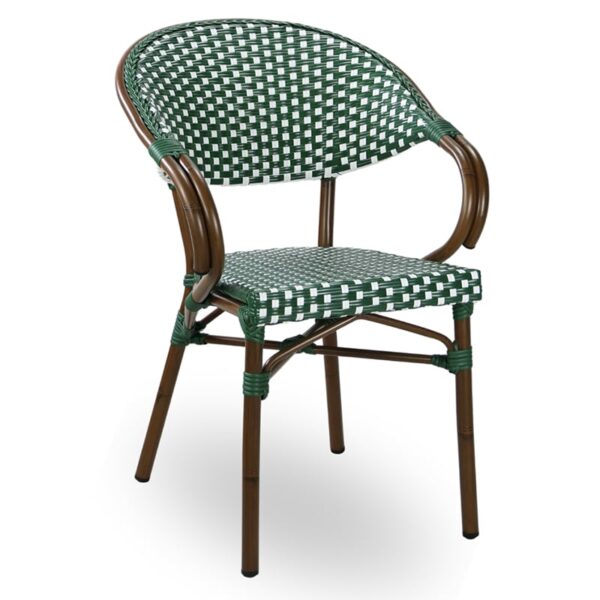 Nobis Furniture - NEXT DAY Emily Outdoor French Bistro Arm Chair