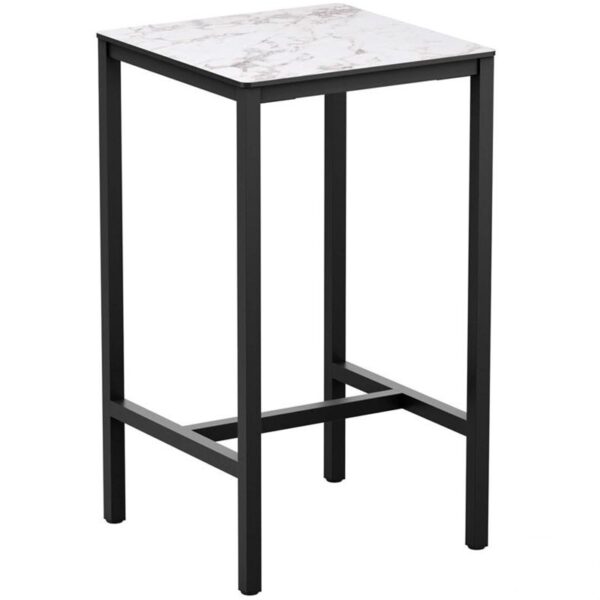 Nobis Furniture - Extrema White Carrara Marble Outdoor Poseur Table - 4 Sizes
