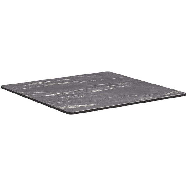 Nobis Furniture - Extrema HP Laminate Outdoor Table Top - Black Marble (Textured)
