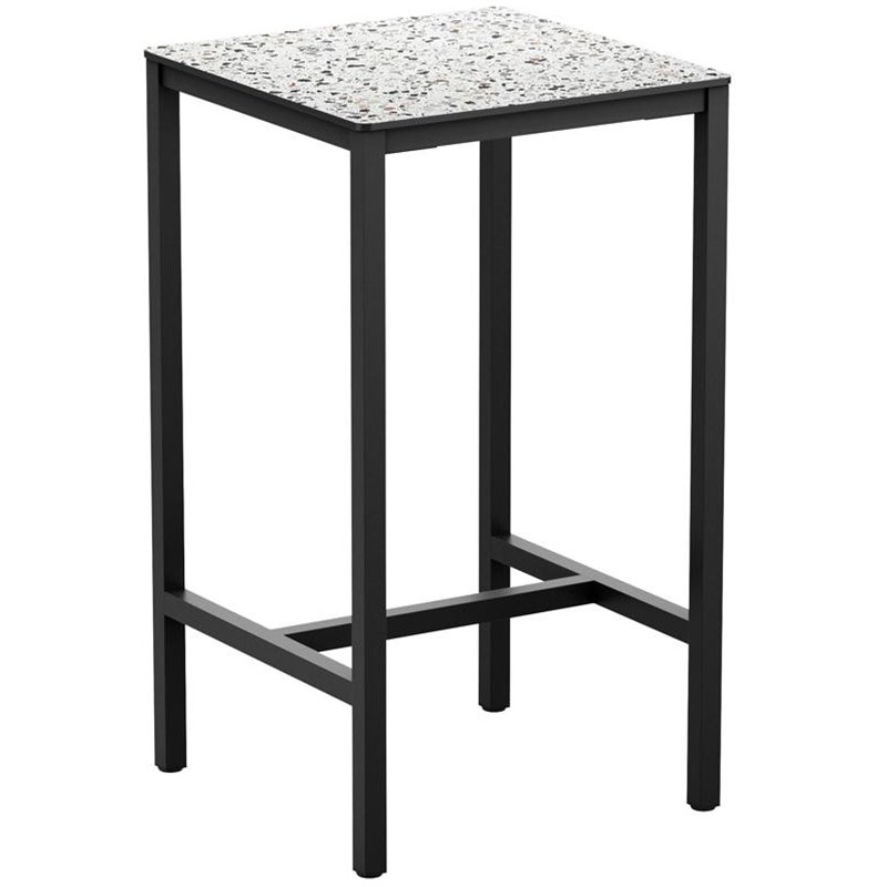 Nobis Furniture - Extrema Mixed Terrrazzo Outdoor Square Poseur Table - 4 Sizes