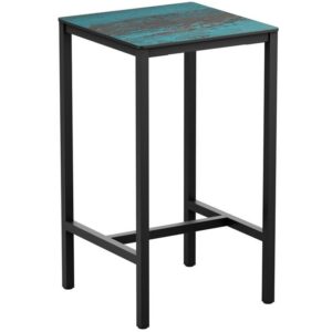 Nobis Furniture - Extrema Vintage Teal Outdoor 4 Leg Poseur Table - 4 Sizes