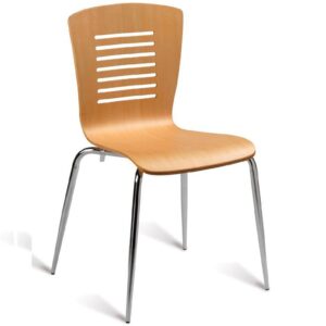 Nobis Furniture - Fabriano Stacking Cafe Chair - Natural