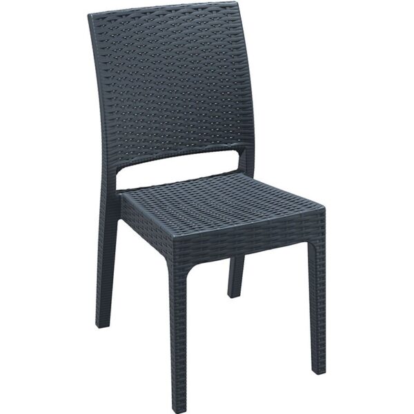 Nobis Furniture - Fleur Rattan Outdoor Stacking Side Chair