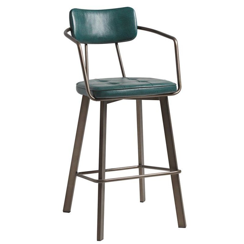 Nobis Furniture - Franklin Faux Leather Bar Stool