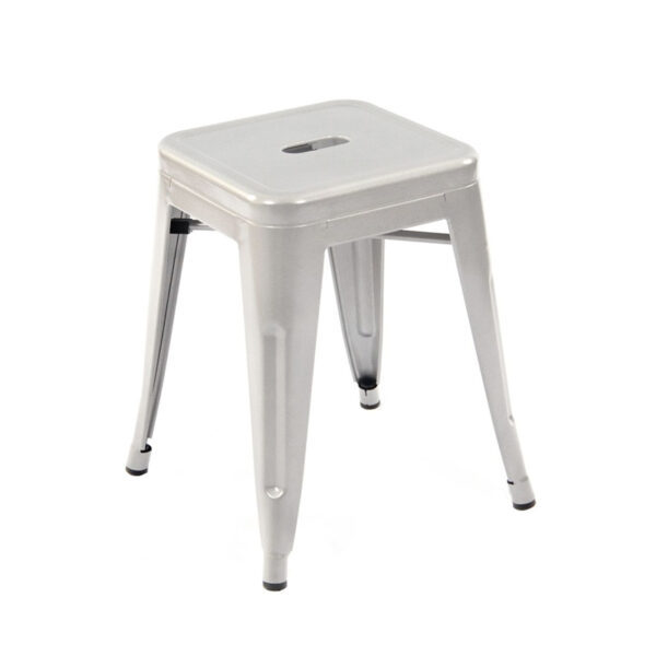 Nobis Furniture - French Bistro Low Stool - Grey