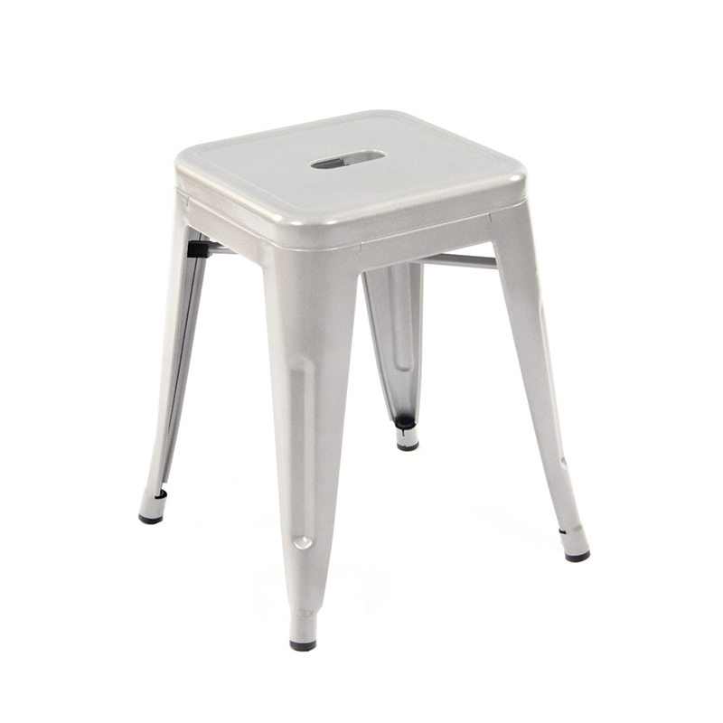 Nobis Furniture - French Bistro Low Stool - Grey