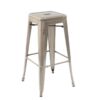 Nobis Furniture - French Bistro Gun Metal Highstool