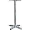 Nobis Furniture - Fresh 4 Leg Polished Aluminium Outdoor Poseur Table Base
