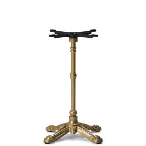 Nobis Furniture - NEXT DAY Golden Ornate 4 Leg Outdoor Cast Iron Table Base - Dining Height