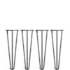 Nobis Furniture - NEXT DAY Hairpin Four Leg Rolled Steel Table Base