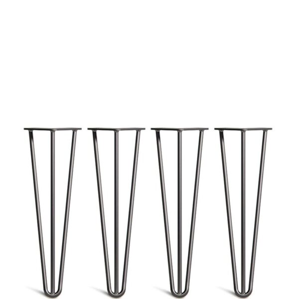 Nobis Furniture - NEXT DAY Hairpin Four Leg Rolled Steel Table Base