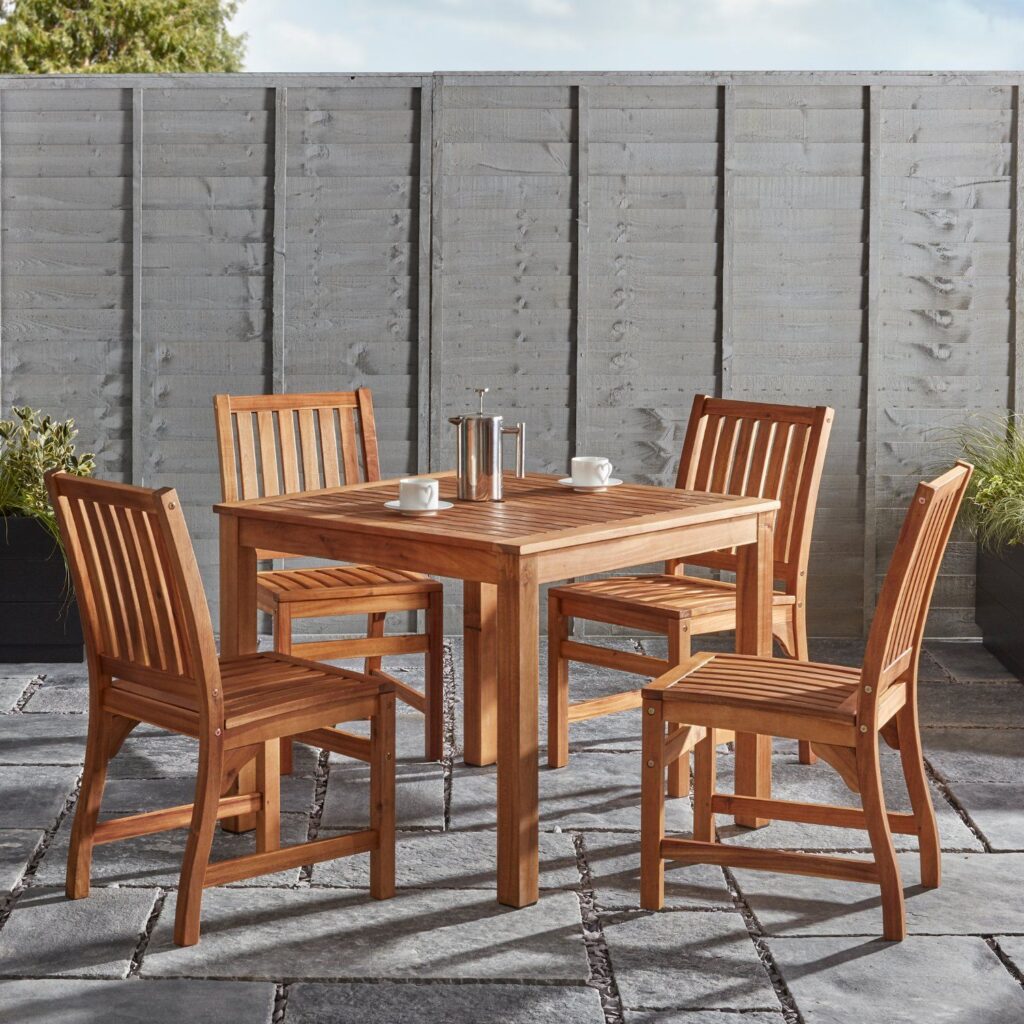 Nobis Furniture - Hardy Wooden Outdoor Table Set