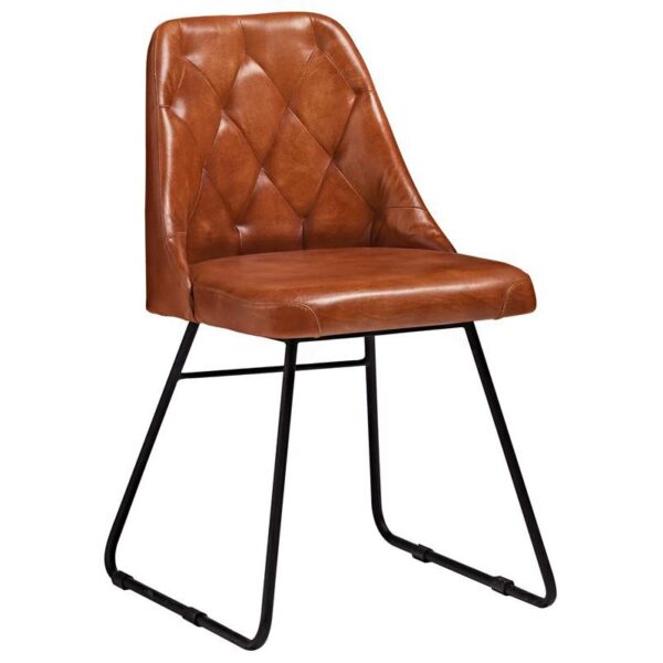 Nobis Furniture - Harland Vintage Leather Side Chair