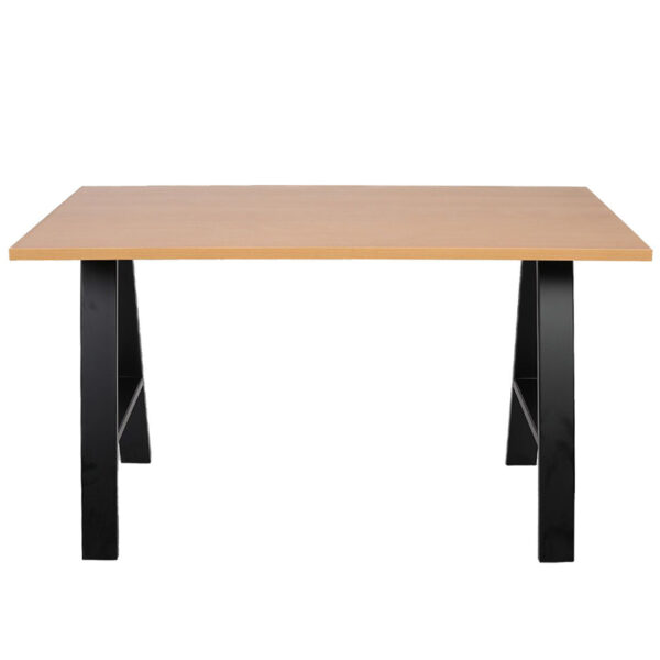 Nobis Furniture Industrial A Frame Rectangular Dining Table - 8 Finishes