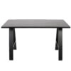 Nobis Furniture Industrial A Frame Rectangular Dining Table - 8 Finishes