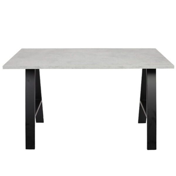 Nobis Furniture Industrial A Frame Rectangular Dining Table - 8 Finishes