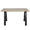 Nobis Furniture Industrial A Frame Rectangular Dining Table - 8 Finishes