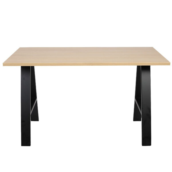 Nobis Furniture Industrial A Frame Rectangular Dining Table - 8 Finishes