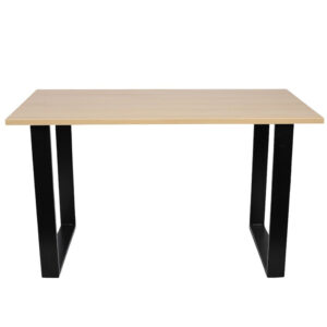 Nobis Furniture Industrial Box Frame Rectangular Dining Table - 8 Finishes