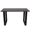 Nobis Furniture Industrial Box Frame Rectangular Dining Table - 8 Finishes