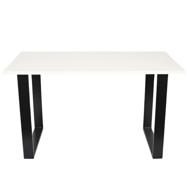 Nobis Furniture Industrial Box Frame Rectangular Dining Table - 8 Finishes