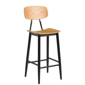 Nobis Furniture - Juniper Ply Oak High Stool