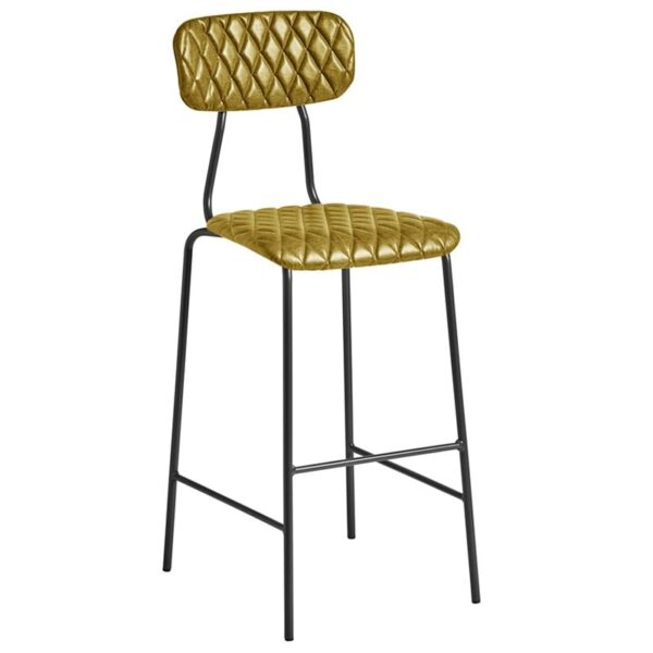 Nobis Furniture - Croft Faux Leather Bar Stool