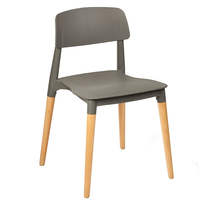 Nobis Furniture - Luna Side Chair - Natural Wooden Beech Legs