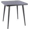 Nobis Furniture - Madrid Aluminium Square Dining Table - Grey