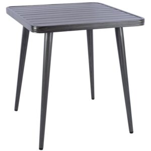 Nobis Furniture - Madrid Aluminium Square Dining Table - Grey