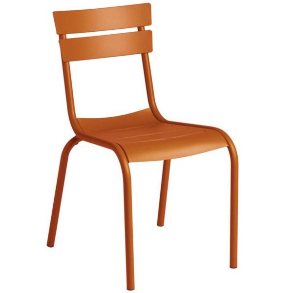 Nobis Furniture - Marlow Outdoor Stacking Side Chair - Dark Ochre