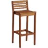 Nobis Furniture - More Outdoor Slatted Wooden High Chair