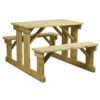 Newport Picnic Outdoor Bench - 6 Seater