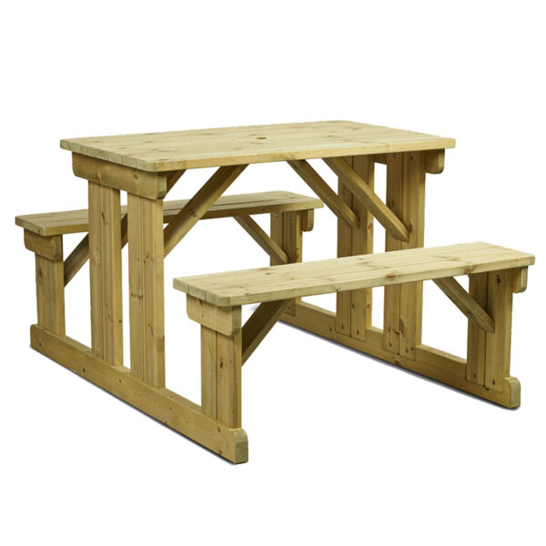 Newport Picnic Outdoor Bench - 8 Seater