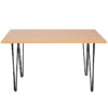 Nobis Furniture Next Day Hairpin Rectangular Dining Table - 8 Finishes