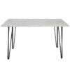 Nobis Furniture Next Day Hairpin Rectangular Dining Table - 8 Finishes