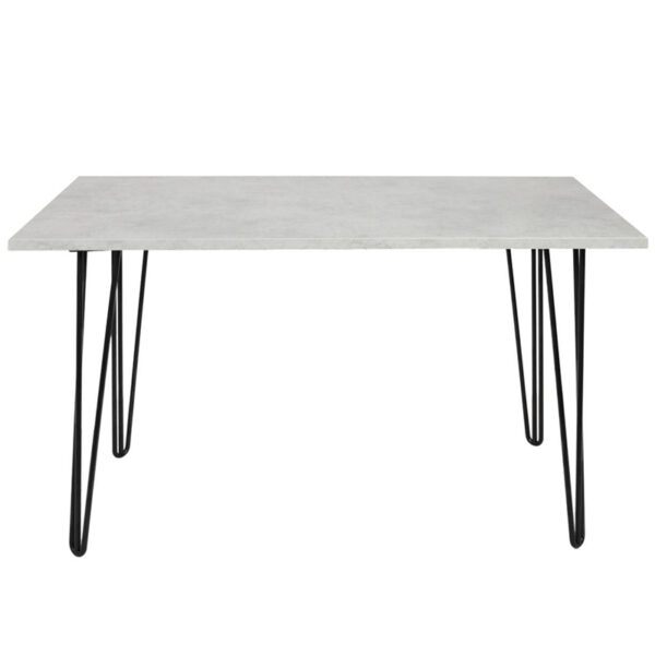 Nobis Furniture Next Day Hairpin Rectangular Dining Table - 8 Finishes