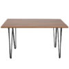 Nobis Furniture Next Day Hairpin Rectangular Dining Table - 8 Finishes