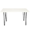 Nobis Furniture Next Day Hairpin Rectangular Dining Table - 8 Finishes