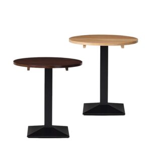 Nobis Furniture Next Day Alpera 700mm Round Solid Wood Dining Table - 2 Finishes