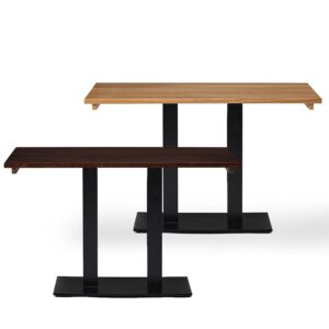 Nobis Furniture Next Day Lari 1200mm x 700mm Solid Wood Dining Table - 2 Finishes