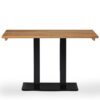 Nobis Furniture Next Day Lari 1200mm x 700mm Solid Wood Dining Table - 2 Finishes
